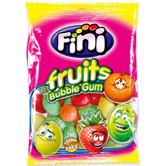 Fini Fruits Bubble Gum 90g, Pack Of 6