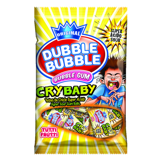 Dubble Bubble Cry Baby Sour 96g, Pack Of 6