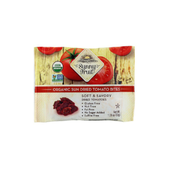 Sunny Fruit Organic Sun Dried Tomato Bites 150g (5 x30g), Pack Of 6