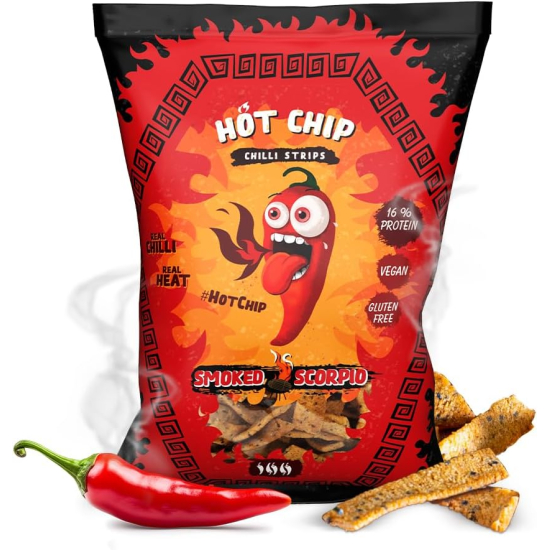  Hot Chip Strips Smoked Scorpio 80g, Pack Of 20