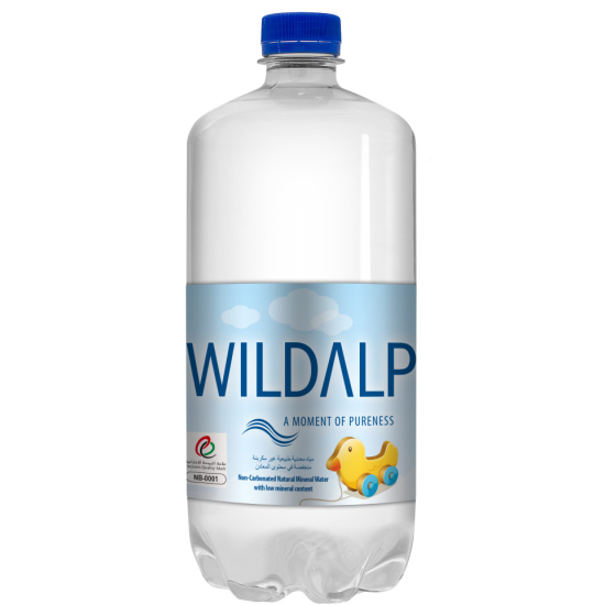 Wildalp Natural Mineral Water 1Liter, Pack Of 6