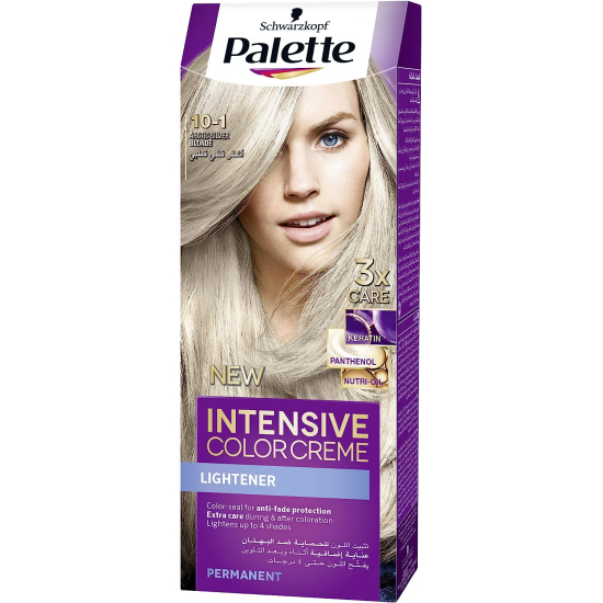 Palette Intensive Color Creme 10-1 Frosty Silver Blonde, Pack Of 6