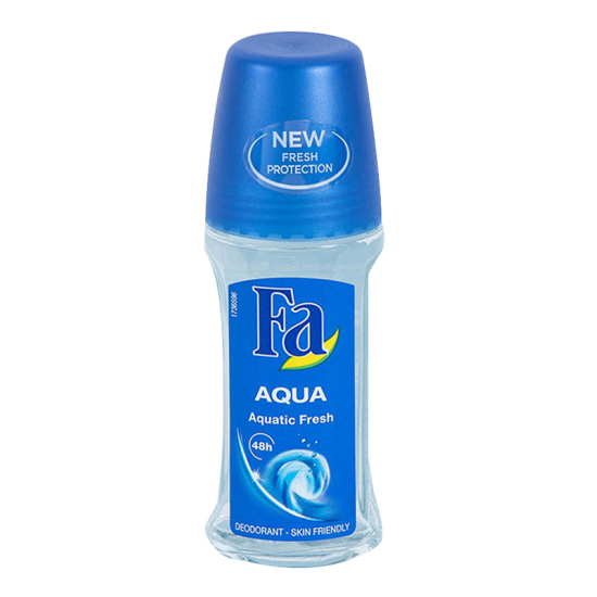 Fa Aqua Deodorant Roll On 50 ml, Pack Of 12