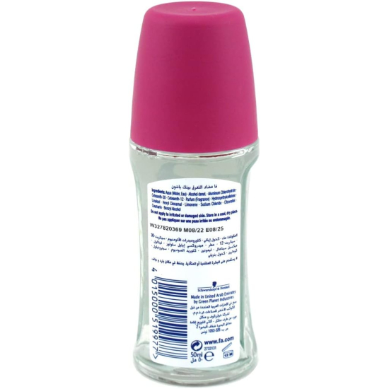 Fa Roll On Pink Paradise 50 ml, Pack Of 12