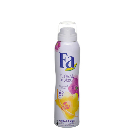 Fa Floral & Protect Orchid & Viola Anti-perspirant Deo Spray 150 ml, Pack Of 12