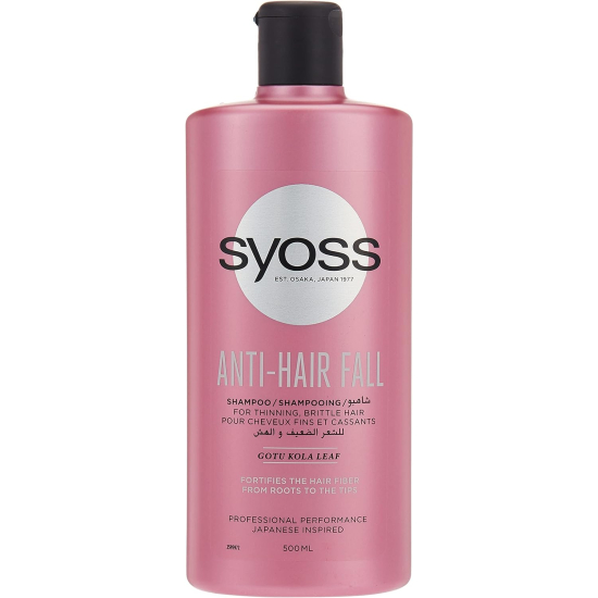 Syoss Anti-hair Fall Shampoo 500 ml, Pack Of 6