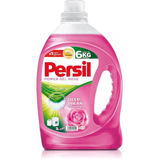 Persil Deep Clean Rose Power Gel 3 Ltr, Pack Of 6