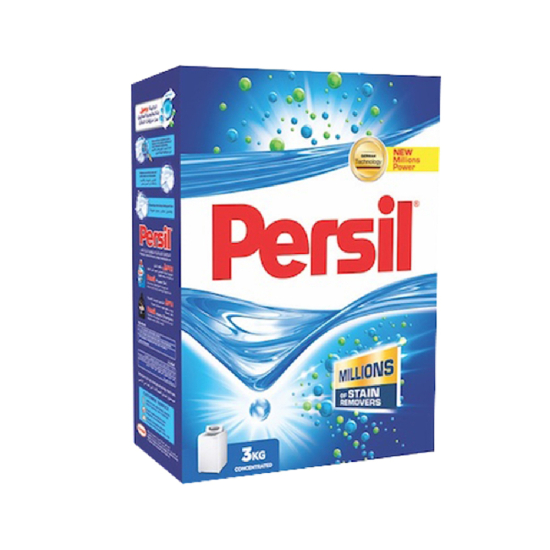 Persil High Foam Detergent Powder 3kg, Pack Of 6