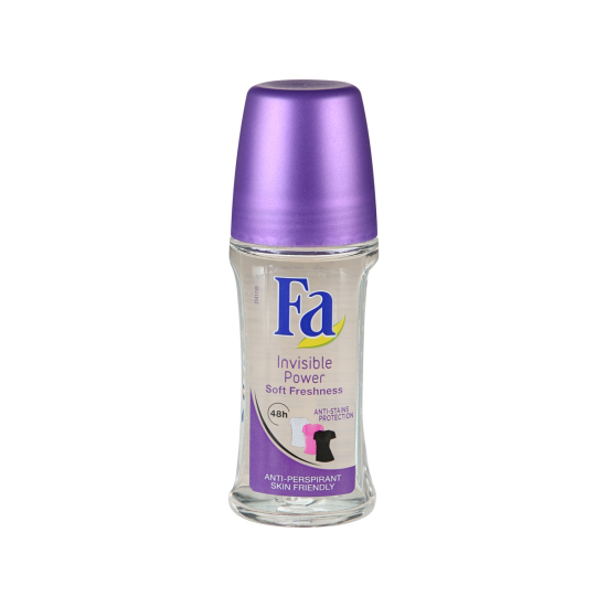 Fa Invisible Power Deodorant Roll On 50 ml, Pack Of 12