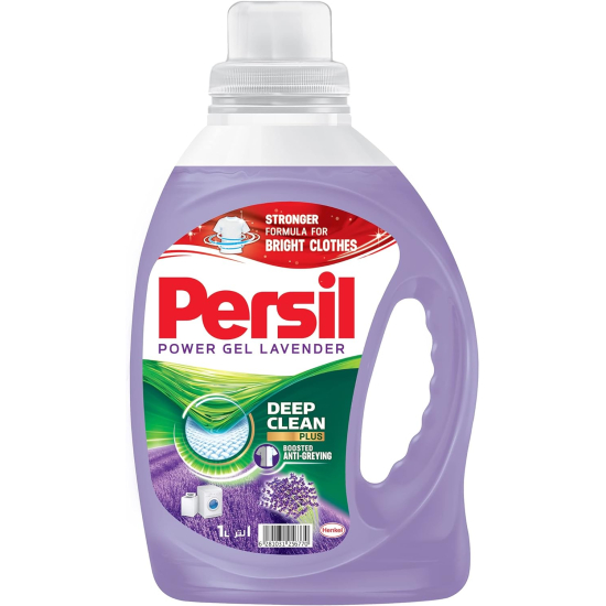  Persil Power Gel Liquid Laundry Detergent Lavender 1Ltr, Pack Of 12