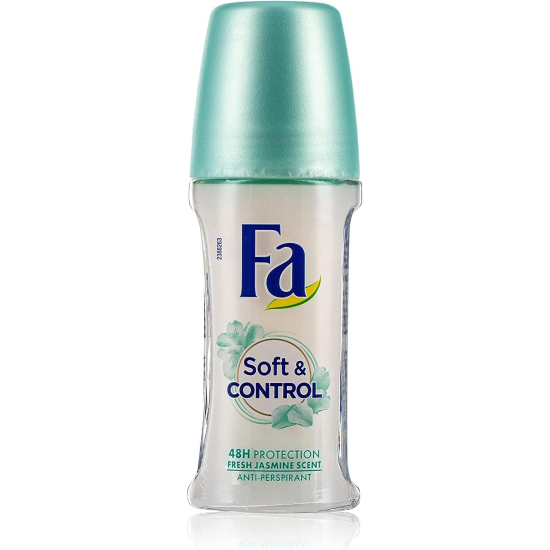 Fa Soft & Control Deodorant Roll On 50 ml, Pack Of 12