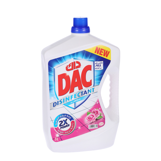 Dac Disinfectant Rose 2x New 3 Ltr, Pack Of 6