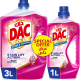 Dac Gold Disinfectant Multi-Purpose Cleaner Rose 3 Ltr + 1 Ltr, Pack Of 3