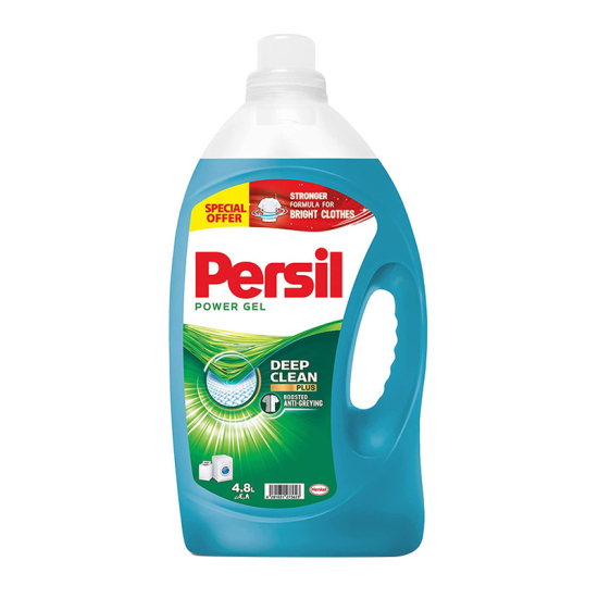 Persil Power Gel Liquid Detergent  Sp.Pr 4.8 Liter, Pack Of 3