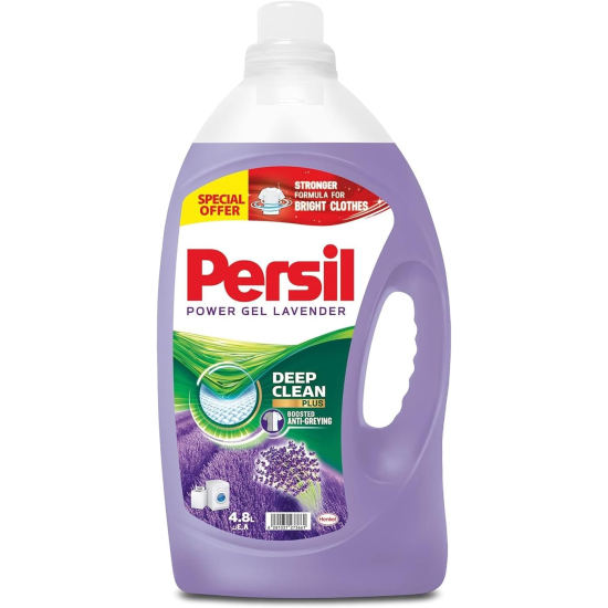  Persil Power Gel Lavender Laundry Detergent Sp.Pr 4.8 Ltr, Pack Of 3