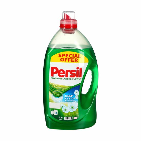 Persil Power Gel White Flower Laundry Detergent Sp.Pr 4.8 Ltr, Pack Of 3