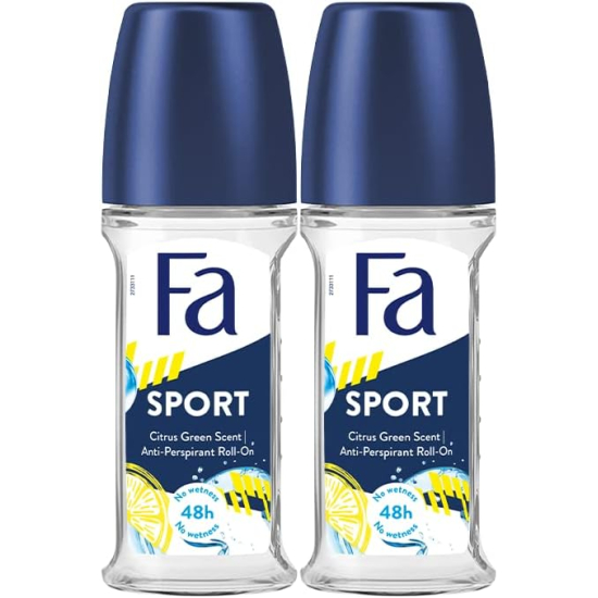 Fa Sport Deodorant Roll On 2x50 ml, Pack Of 6