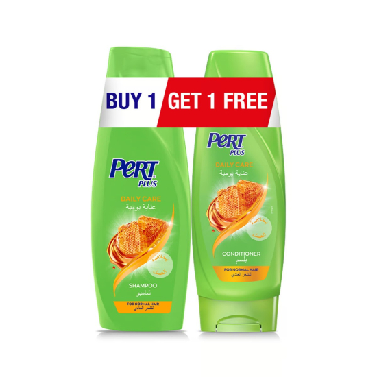 Pert Plus Daily Care Honey Shampoo + Conditioner (400ml+360ml), Pack Of 6