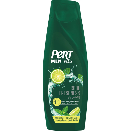 Pert Plus Men Shampoo Cool Fresh 4In1 360 ml, Pack Of 12