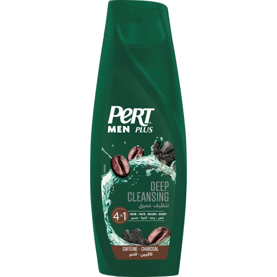 Pert Plus Men Shampoo Deep Clean 4In1 360 ml, Pack Of 6