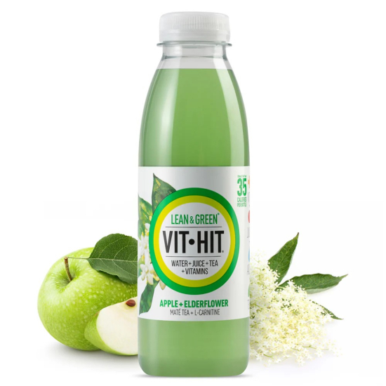 Vit-Hit Lean & Green 500 ml, Pack Of 12