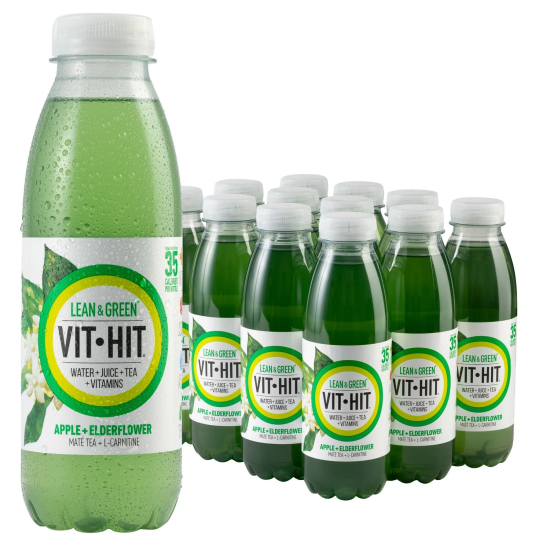 Vit-Hit Lean & Green 500 ml, Pack Of 12