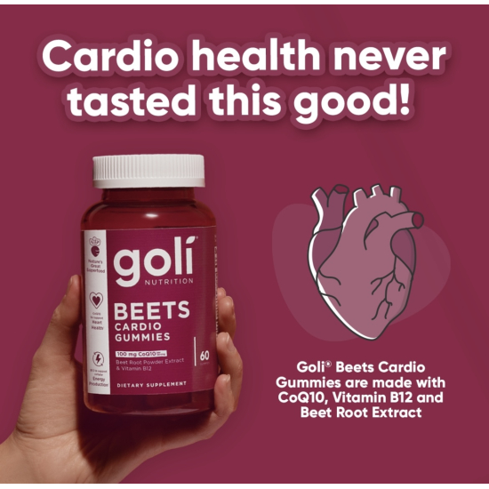 Goli Beets Cardio Gummies 60pcs, 150g