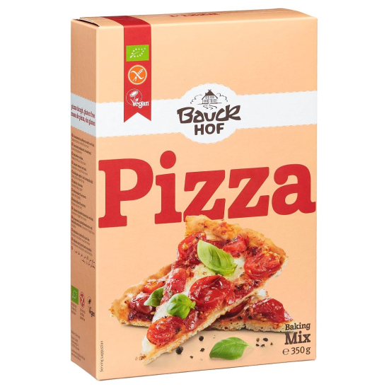 Bauck Hof Organic Pizza Mix 350g, Gluten Free, Vegan, Pack Of 12