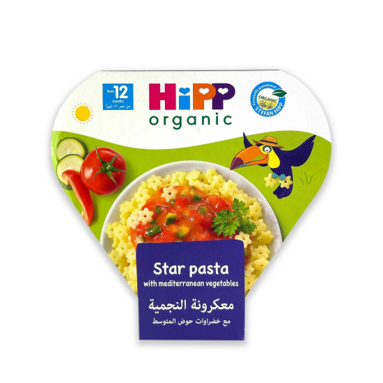 Hipp Organic Star Pasta With Italian Vegetables 250g