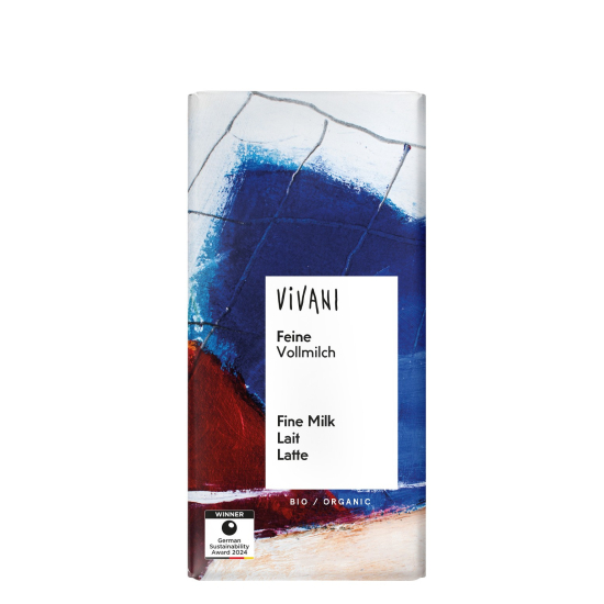 Vivani Organic Fine Milk Chocolate Mini 12.5g, Pack Of 12