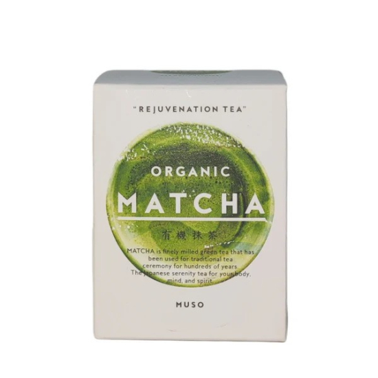 Muso Organic Matcha Green Tea Powder 30g, Vegan, Pack Of 6