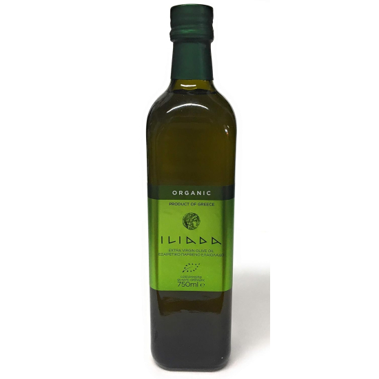 Iliada Organic Extra Virgin Olive Oil 750 ml, Pack Of 6