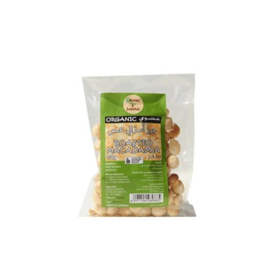 Organic Larder Roasted Macademias 150g, Pack Of 6