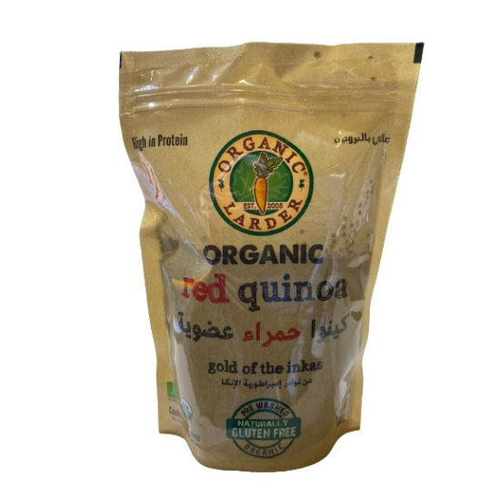 Organic Larder Red Quinoa 340g, Gluten Free Vegan, Pack Of 6