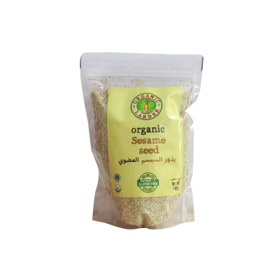 Organic Larder White Sesame Seeds 340g, Gluten Free Vegan, Pack Of 6