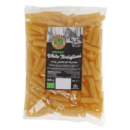 Organic Larder White Tortiglioni 500g Vegan, Pack Of 12