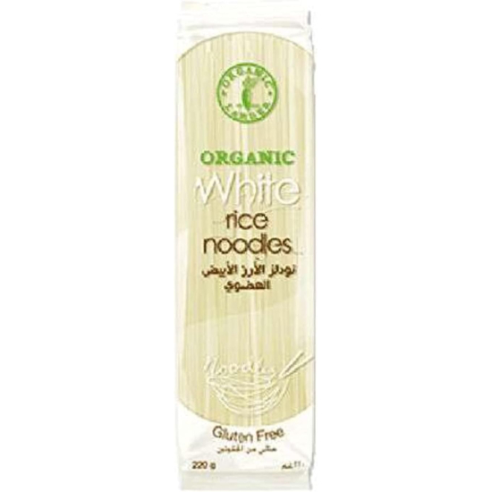 Organic Larder White Rice Noodles 220g, Gluten Free, Vegan, Pack Of 12