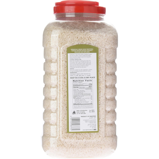 Organic Larder Himalayan Basmati White Rice 4.5kg