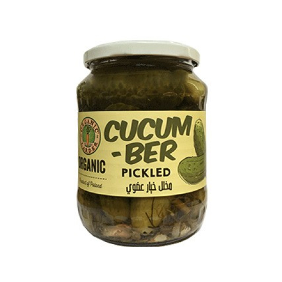 Organic Larder Pickled Cucumbers 680g, Pack Of 12