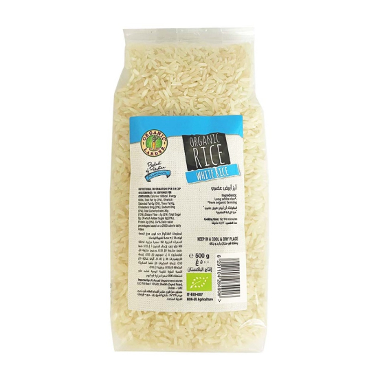 Organic Larder Superfine White Rice 500g, Pack Of 12