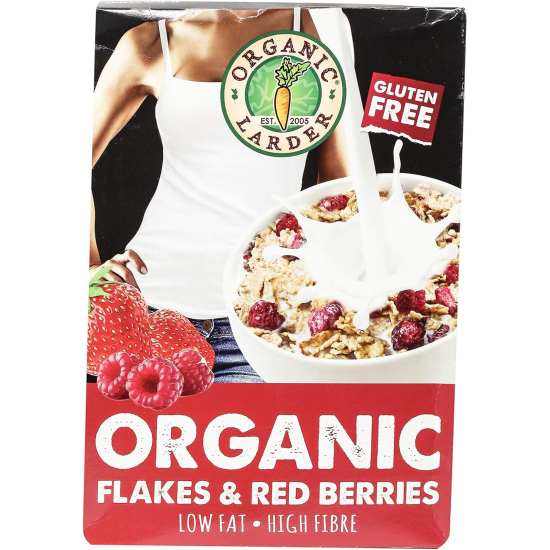 Organic Larder Flakes And Red Barriers Breakfast Cereal 300g, Pack Of 6