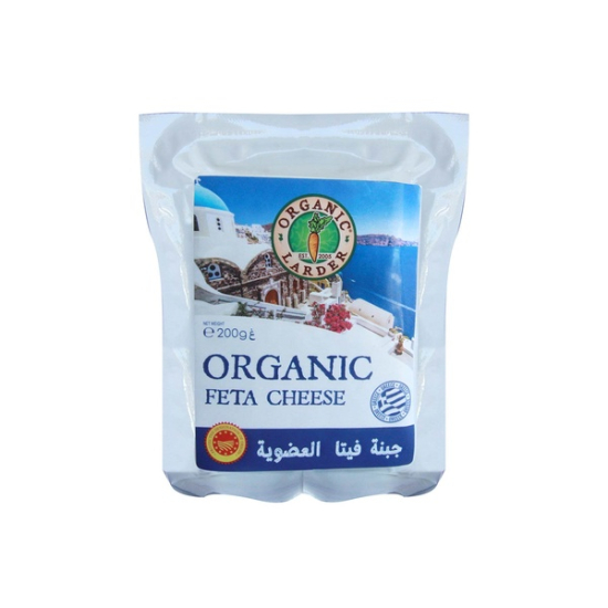 Organic Larder Feta Cheese 200g, Pack Of 10