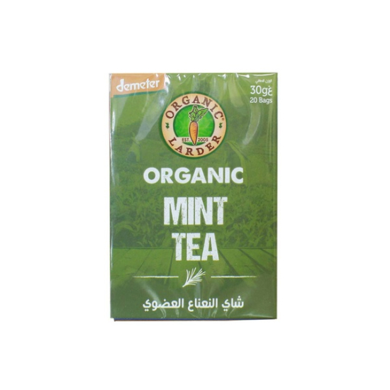 Organic Larder Mint Tea 30g, Pack Of 12