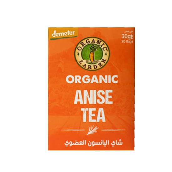 Organic Larder Anise Tea 30g, Pack Of 12