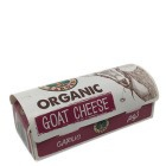 Organic Larder Goat Cheese Garlic 100g, Pack Of 12