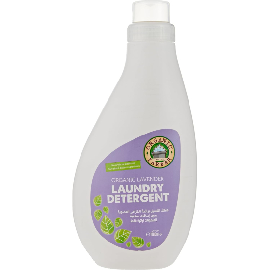 Organic Larder Detergent Laundry Lavender 1Ltr, Pack Of 6