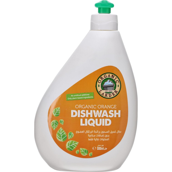 Organic Larder Dishwash Liquid 500 ml, Pack Of 12