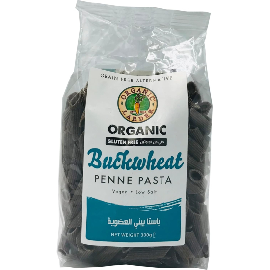 Organic Larder Buckwheat Penne Pasta Gluten Free, Vegan 300g, Pack Of 12