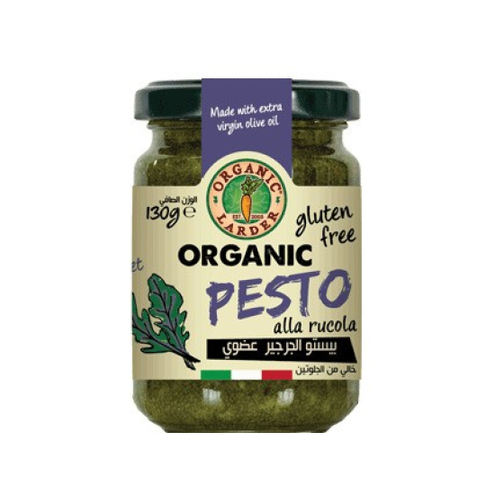 Organic Larder Rocket Pesto Alla Rucola Gluten Free 130g, Pack Of 6