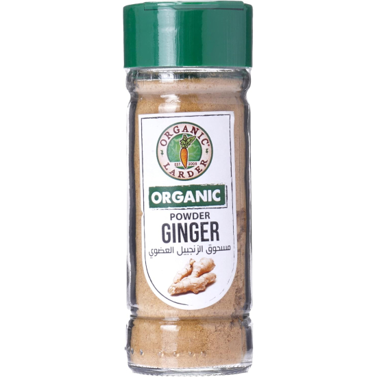 Organic Larder Ginger Powder 40g, Pack Of 12